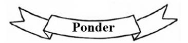 Ponder